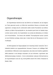 Organotherapie - Dr. Reinhard Probst