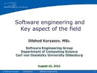 software engineering - Se.uni-oldenburg.de