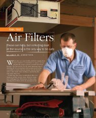 Air Filters - Fine Woodworking