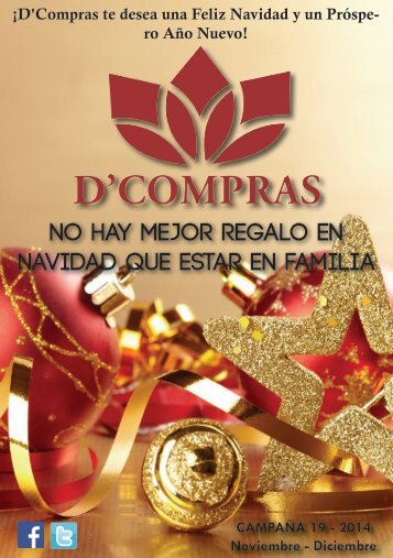 Catálogo D'Compras Noviembre Diciembre 2014. Llegó la Navidad!