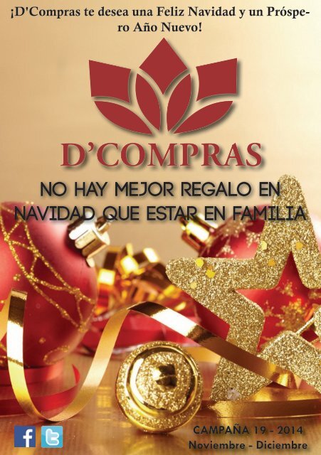 Catálogo D'Compras Noviembre Diciembre 2014. Llegó la Navidad!