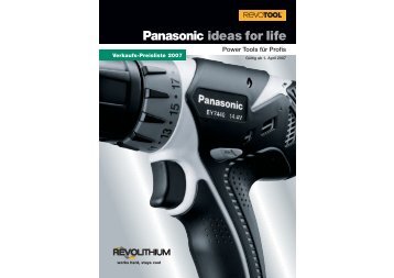 Preisliste Panasonic Power Tools