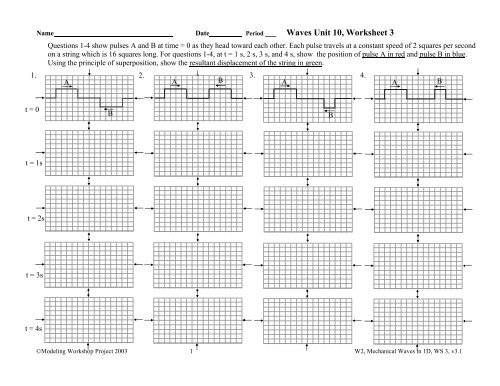32 Waves Worksheet 1 Answers - Worksheet Resource Plans