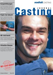 Casting Journal Februar 2002 - vonRoll casting