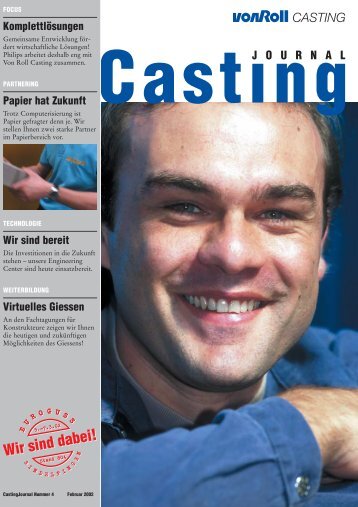 Casting Journal Februar 2002 - vonRoll casting