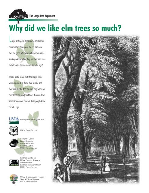 The Large Tree Argument - USDA Forest Service