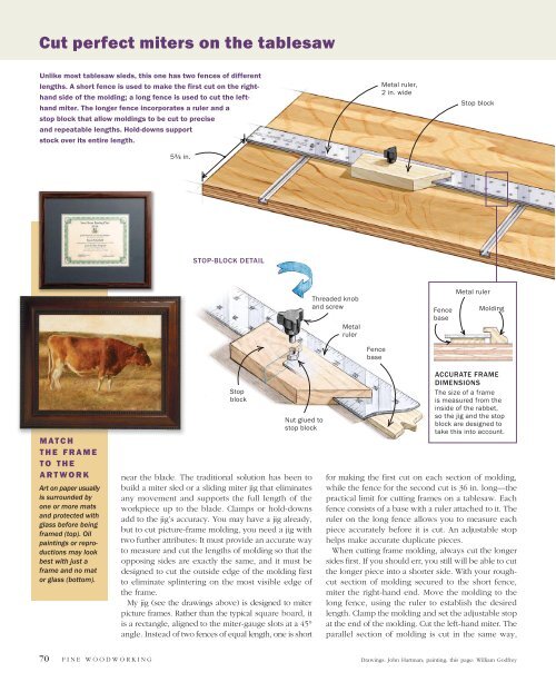 Picture Framing - Fine Woodworking