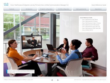 Cisco TelePresence Administering TC Endpoints on CUCM 9.0 ...