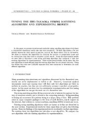 tuning the zhu-takaoka string matching algorithm and ... - Kybernetika
