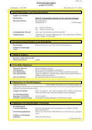 Sicherheitsdatenblatt (114k PDF Datei)