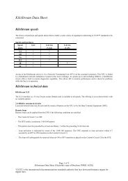 KiloStream Data Sheet - BT.com