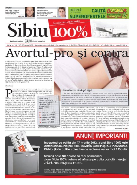 Avortul-pro Åi contra - Sibiu 100