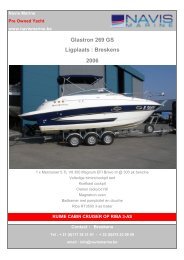 Glastron 269 GS Ligplaats : Breskens 2006 - Navis Marine NV