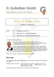 Erd- und Tiefbau - Firmengruppe Gollwitzer