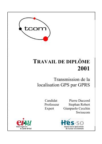 Transmission de la localisation GPS par GPRS - Dr Stephan Robert