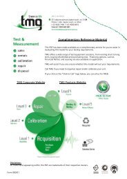 Download Manual - TMG Test Equipment