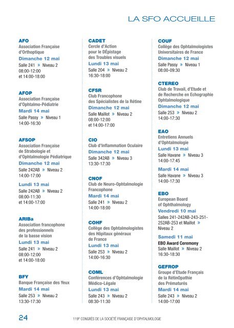 Programme en pdf - SociÃ©tÃ© FranÃ§aise d'Ophtalmologie