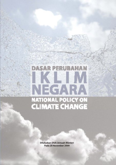 Dasar Perubahan Iklim Negara - NRE