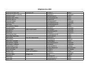 Mitgliederliste 2009 - FC Giffers-Tentlingen