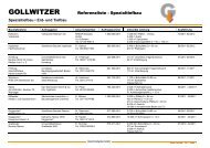 Referenzliste Spezialtiefbau - Firmengruppe Gollwitzer