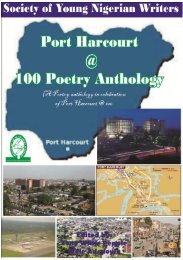 Port Harcourt @ 100 Poetry Anthology - SOCIETY OF YOUNG ...