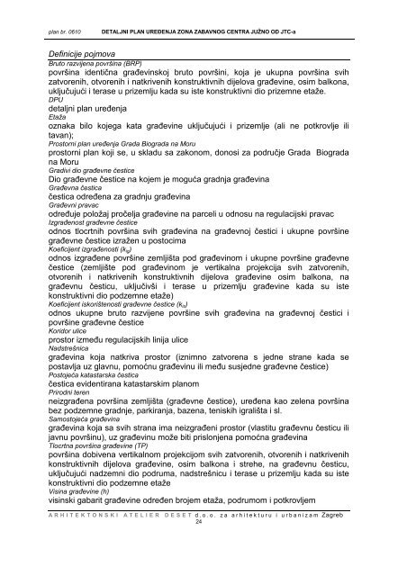 1.1.3.2. Prostorni plan ureÄenja Grada Biograda na Moru