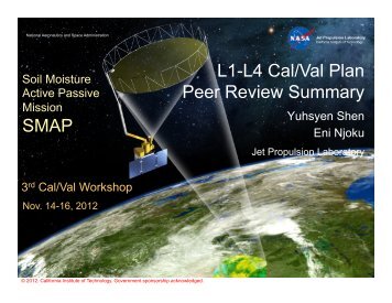 3. Cal/Val Peer-Review Summary - SMAP