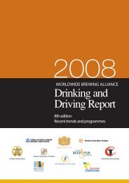 Drinking and Driving Report - The Brewers of Europe