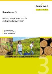 BaumInvest 3 - Aktuelle Umweltfonds