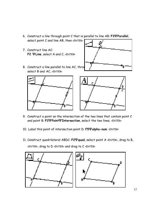 Discovering Discovering Parallelograms Parallelograms