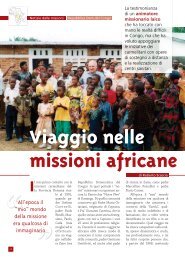 Viaggio nelle missioni africane