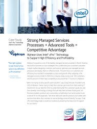 Case Study - Intel MSP