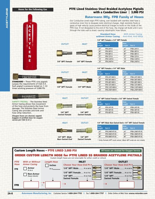 2A | Acetylene - Ratermann Manufacturing Inc