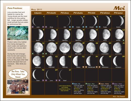 2011 Pono Fishing Calendar.indd - Western Pacific Fishery Council