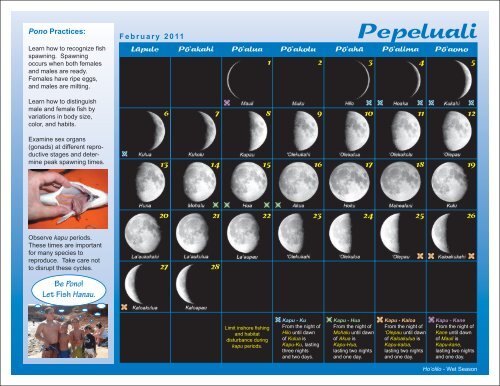 2011 Pono Fishing Calendar.indd - Western Pacific Fishery Council