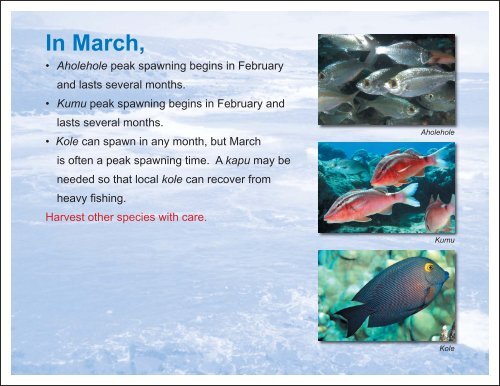 2011 Pono Fishing Calendar.indd - Western Pacific Fishery Council