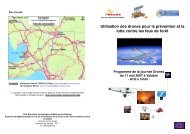 Utilisation des drones pour la prÃ©vention et la lutte contre les feux de ...