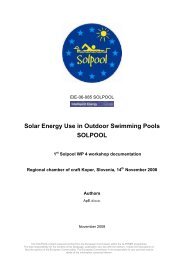 Solar Energy Use in Outdoor Swimming Pools SOLPOOL