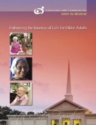 Christian Care Communities 2009 in Review (PDF)