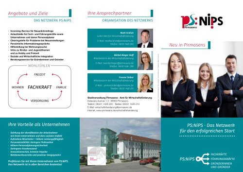 Flyer NiPS - Neu in Pirmasens    Texte und Redaktion mdmedien