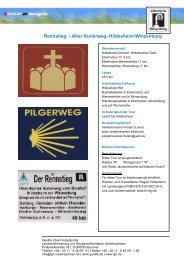 Rennstieg - Alter Kurierweg - Hildesheimer Allgemeine Zeitung
