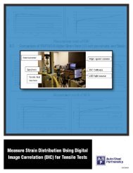 Measure Strain Distribution Using Digital Image Correlation (DIC) for ...