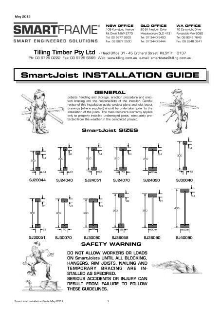 All Joist Hole Chart