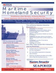 Maritime Homeland Security