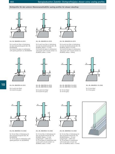 Duschsystem Gesamtkatalog