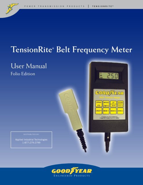 TensionRite® Belt Frequency Meter - Applied Industrial Technologies