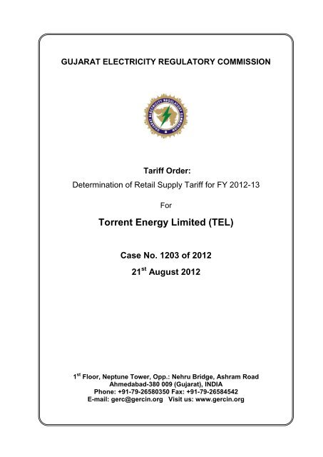 Torrent Energy Limited Tel Gerc