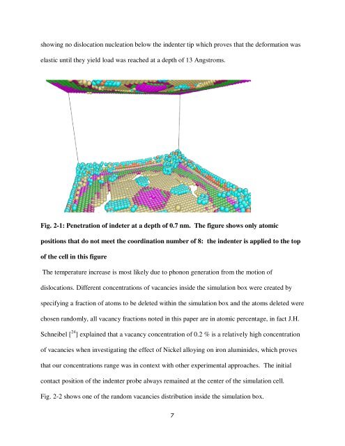 DEFECTS IN METALS AND SIMULATION OF MECHANICAL ...