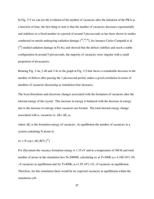 DEFECTS IN METALS AND SIMULATION OF MECHANICAL ...