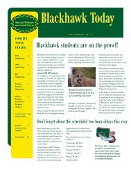 November Newsletter - Blackhawk School District - Website